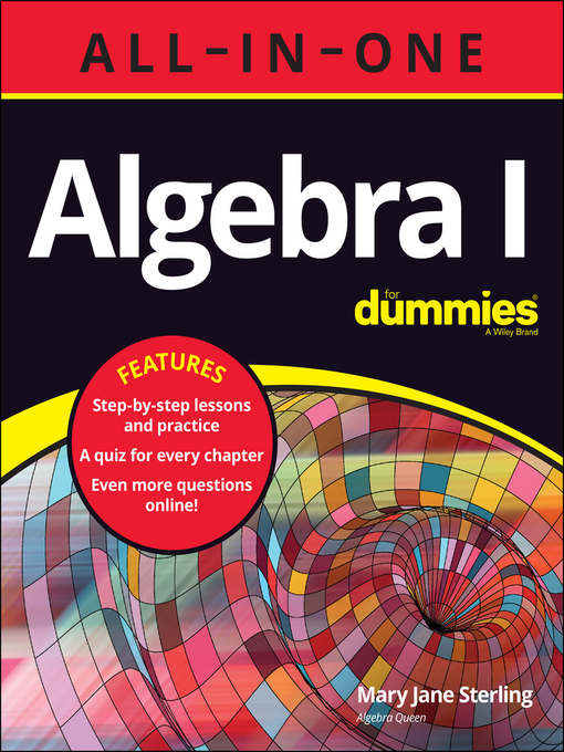 Title details for Algebra I All-in-One For Dummies by Mary Jane Sterling - Available